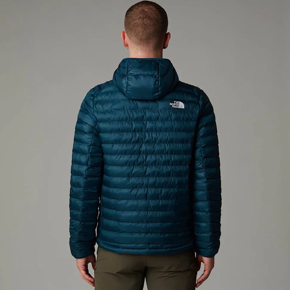 Clearance The North Face Huila Jakke Med Hætte Og Syntetisk Isolering Til Herrer Midnight Petrol