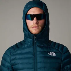 Clearance The North Face Huila Jakke Med Hætte Og Syntetisk Isolering Til Herrer Midnight Petrol