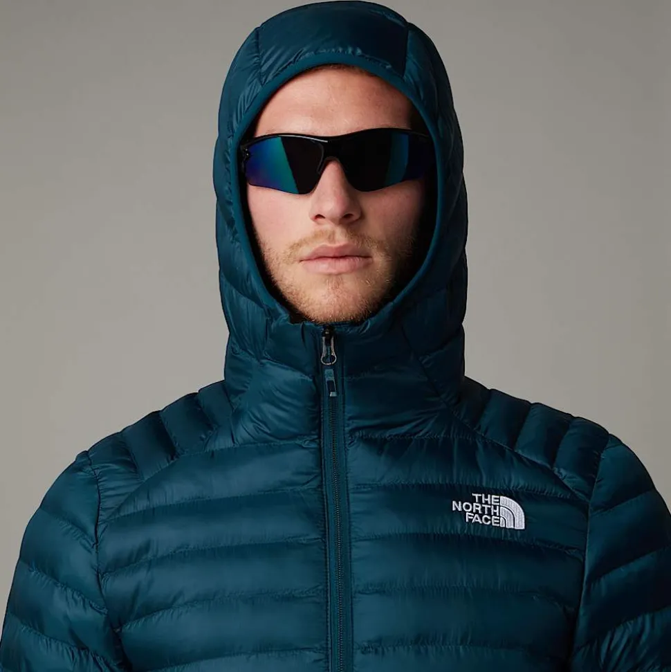 Clearance The North Face Huila Jakke Med Hætte Og Syntetisk Isolering Til Herrer Midnight Petrol