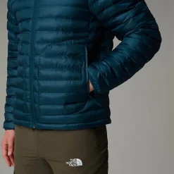 Clearance The North Face Huila Jakke Med Hætte Og Syntetisk Isolering Til Herrer Midnight Petrol