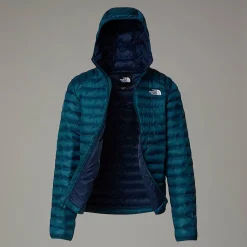 Clearance The North Face Huila Jakke Med Hætte Og Syntetisk Isolering Til Herrer Midnight Petrol