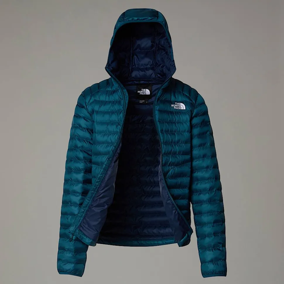 Clearance The North Face Huila Jakke Med Hætte Og Syntetisk Isolering Til Herrer Midnight Petrol