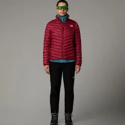 New The North Face Huila Jakke Med Syntetisk Isolering Til Damer Beetroot