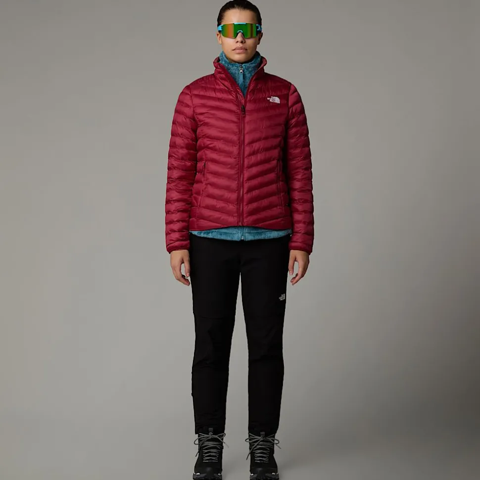 New The North Face Huila Jakke Med Syntetisk Isolering Til Damer Beetroot