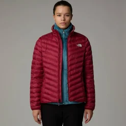 New The North Face Huila Jakke Med Syntetisk Isolering Til Damer Beetroot