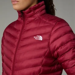 New The North Face Huila Jakke Med Syntetisk Isolering Til Damer Beetroot