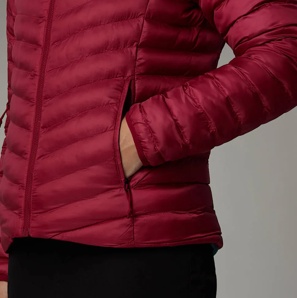 New The North Face Huila Jakke Med Syntetisk Isolering Til Damer Beetroot