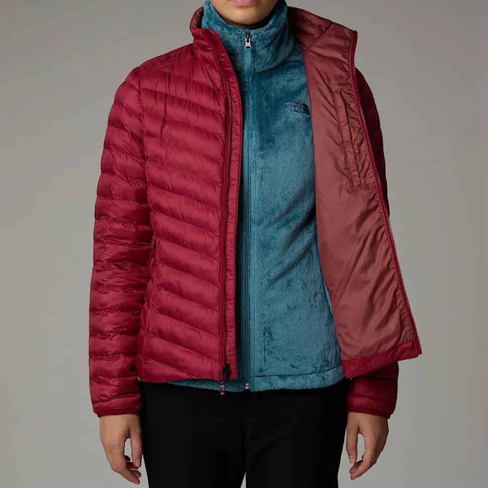 New The North Face Huila Jakke Med Syntetisk Isolering Til Damer Beetroot