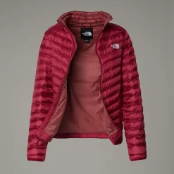 New The North Face Huila Jakke Med Syntetisk Isolering Til Damer Beetroot