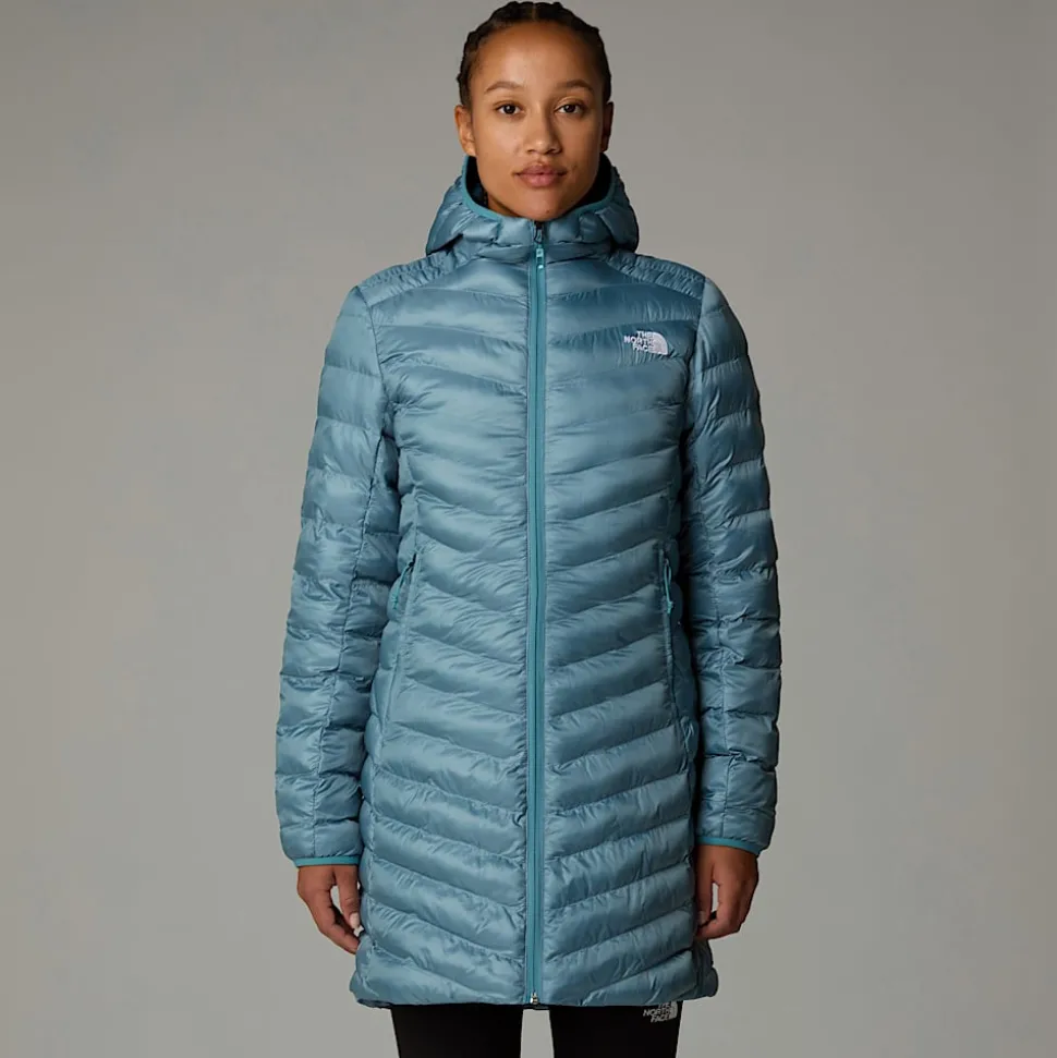 Shop The North Face Huila Parka Med Syntetisk Isolering Til Damer Algae Blue
