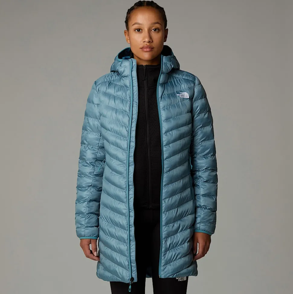 Shop The North Face Huila Parka Med Syntetisk Isolering Til Damer Algae Blue