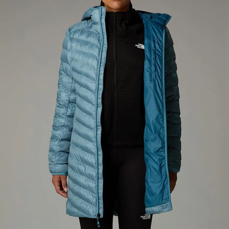 Shop The North Face Huila Parka Med Syntetisk Isolering Til Damer Algae Blue