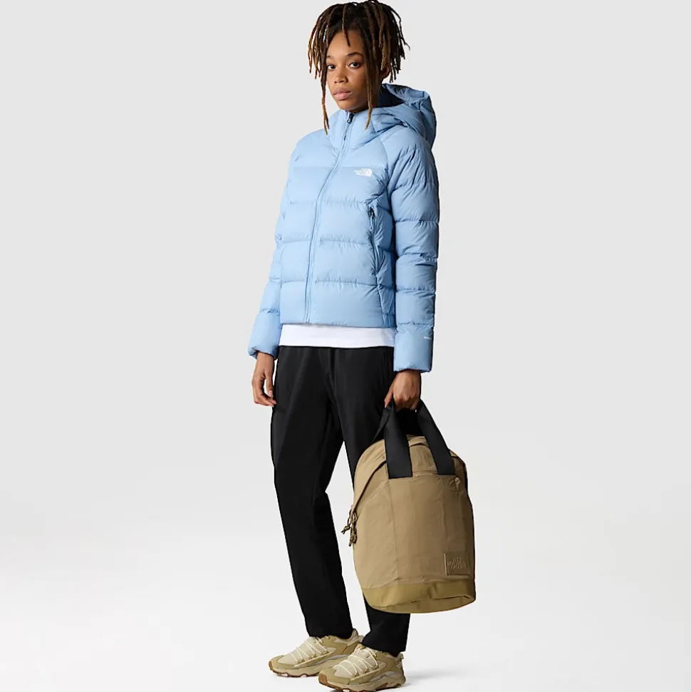 Online The North Face Hyalite Dunjakke Med Hætte Til Damer Steel Blue