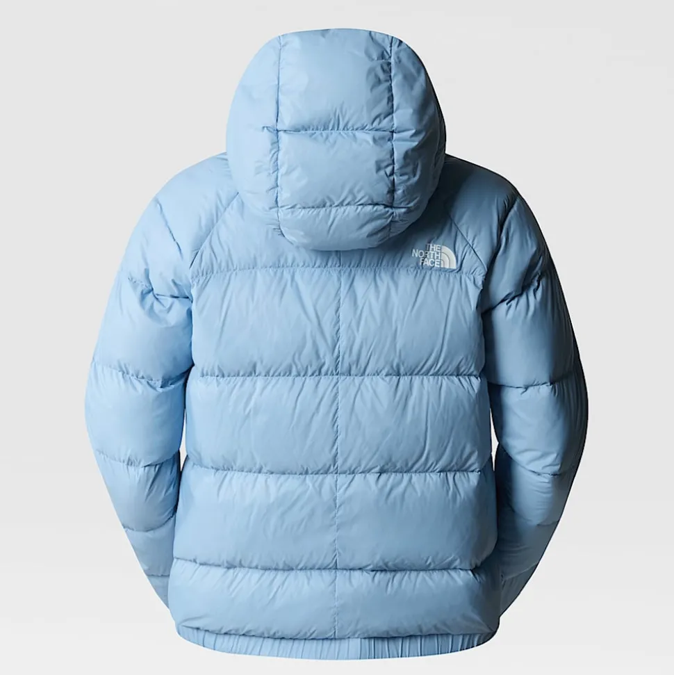 Online The North Face Hyalite Dunjakke Med Hætte Til Damer Steel Blue