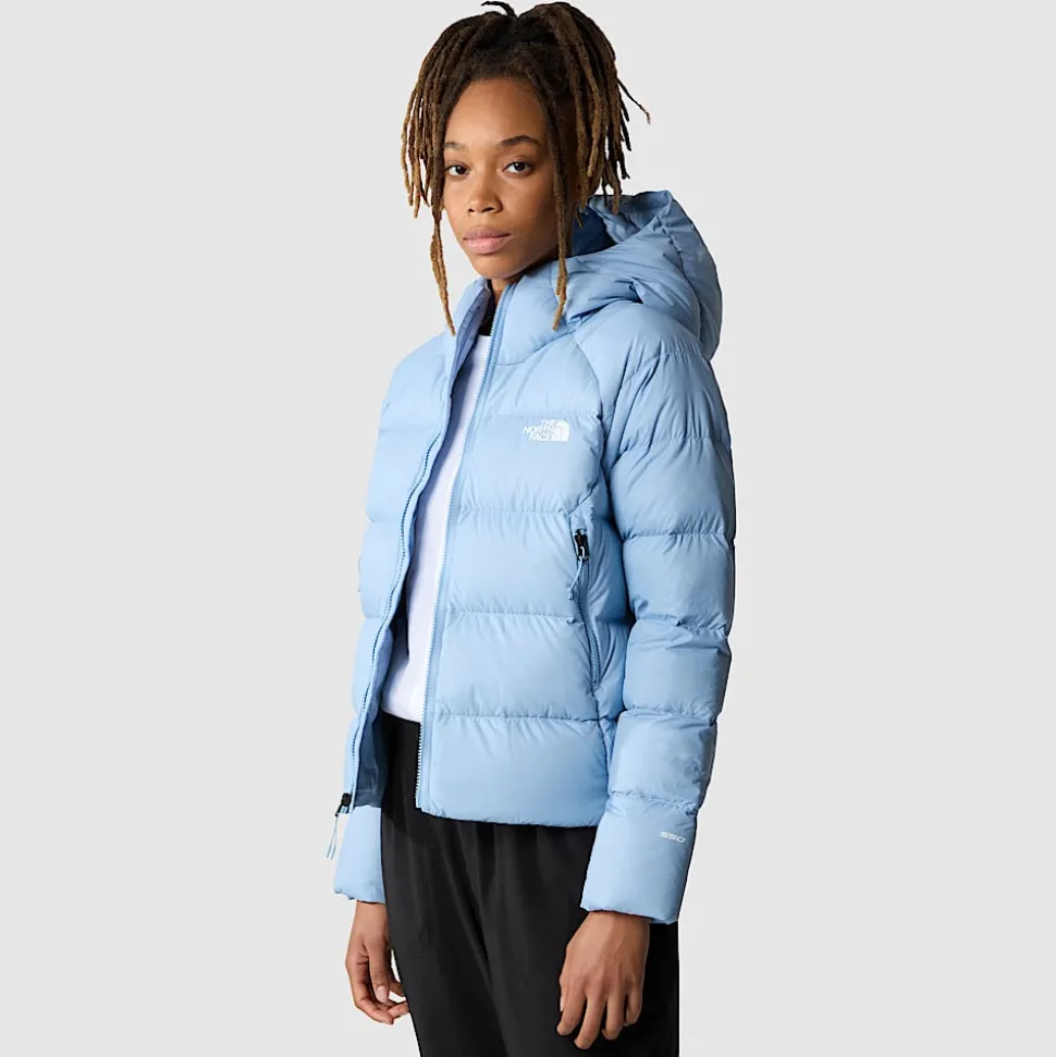 Online The North Face Hyalite Dunjakke Med Hætte Til Damer Steel Blue