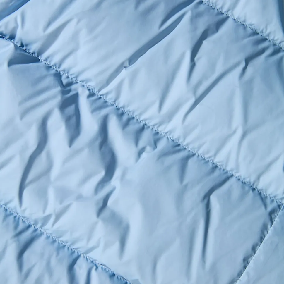 Online The North Face Hyalite Dunjakke Med Hætte Til Damer Steel Blue