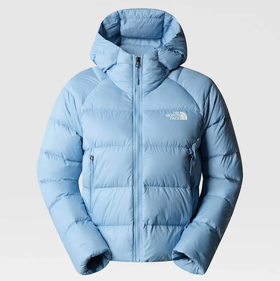 Online The North Face Hyalite Dunjakke Med Hætte Til Damer Steel Blue
