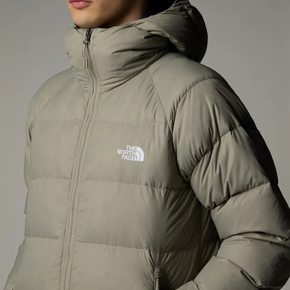 Hot The North Face Hydrenalite Dunjakke Med Hætte Til Herrer Clay Grey