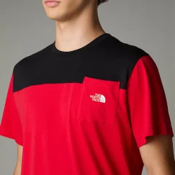 Clearance The North Face Icon T-shirt Til Herrer TNF Red-TNF Black