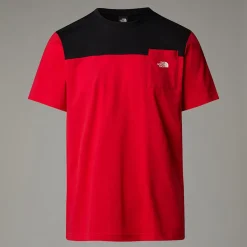 Clearance The North Face Icon T-shirt Til Herrer TNF Red-TNF Black