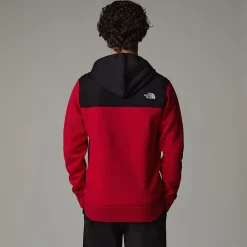 Cheap The North Face Icons Hættetrøje Med Lynlås Til Herrer TNF Red-TNF Black