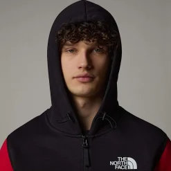 Cheap The North Face Icons Hættetrøje Med Lynlås Til Herrer TNF Red-TNF Black