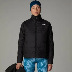 Cheap The North Face Inlux Triclimate Jakke Til Damer TNF Black Heather-TNF Black