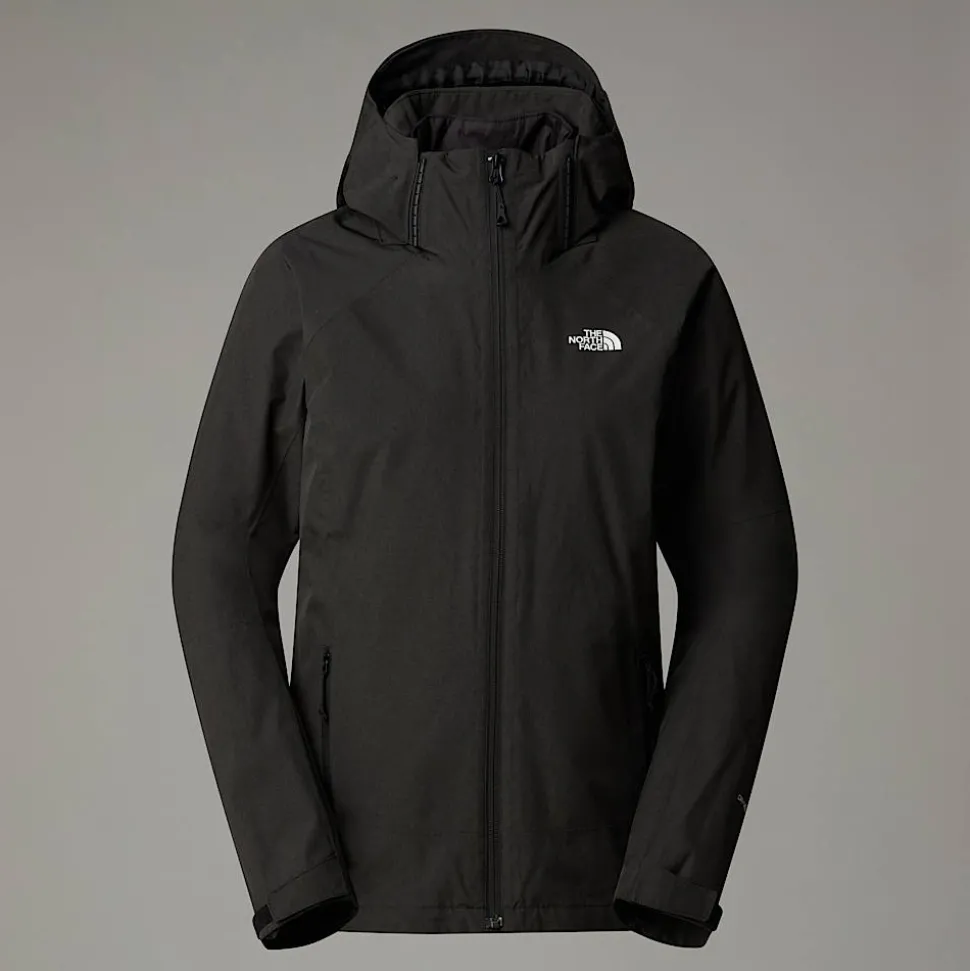 Cheap The North Face Inlux Triclimate Jakke Til Damer TNF Black Heather-TNF Black