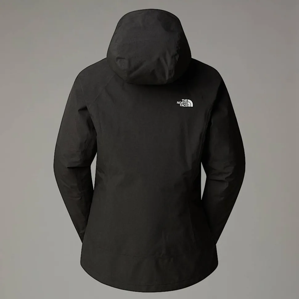 Cheap The North Face Inlux Triclimate Jakke Til Damer TNF Black Heather-TNF Black
