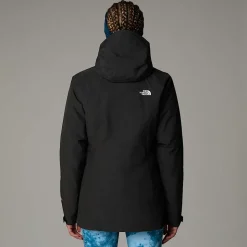 Cheap The North Face Inlux Triclimate Jakke Til Damer TNF Black Heather-TNF Black