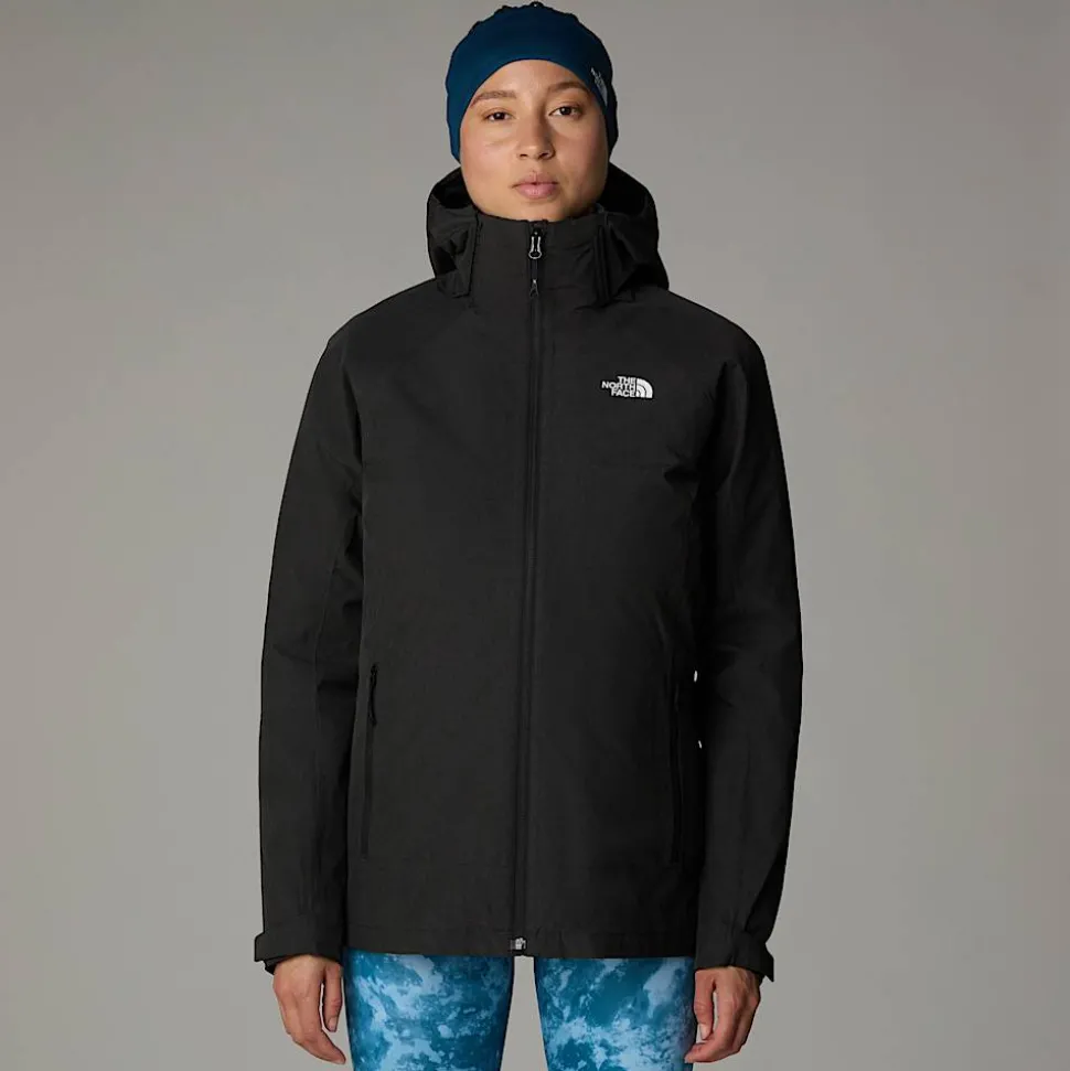 Cheap The North Face Inlux Triclimate Jakke Til Damer TNF Black Heather-TNF Black