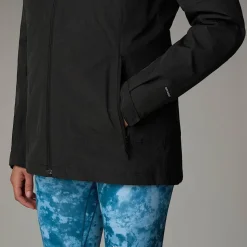 Cheap The North Face Inlux Triclimate Jakke Til Damer TNF Black Heather-TNF Black
