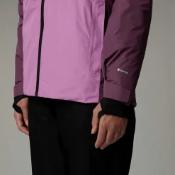 Cheap The North Face Isoleret Dawnstrike GORE-TEX® Jakke Til Damer TNF Black-Dragonfruit-Midnight Mauve
