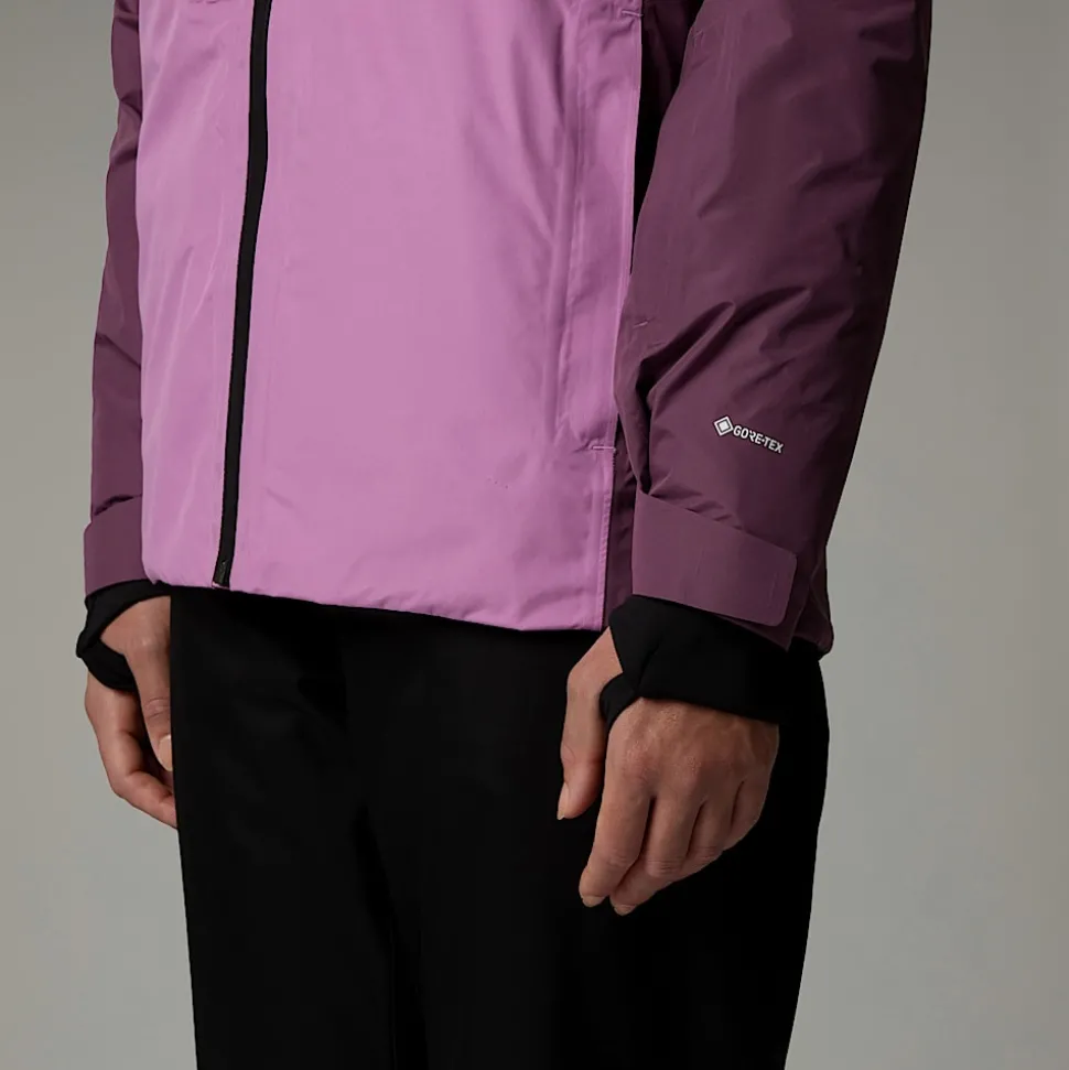 Cheap The North Face Isoleret Dawnstrike GORE-TEX® Jakke Til Damer TNF Black-Dragonfruit-Midnight Mauve