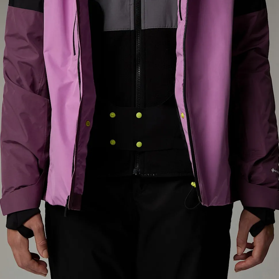 Cheap The North Face Isoleret Dawnstrike GORE-TEX® Jakke Til Damer TNF Black-Dragonfruit-Midnight Mauve