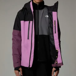 Cheap The North Face Isoleret Dawnstrike GORE-TEX® Jakke Til Damer TNF Black-Dragonfruit-Midnight Mauve