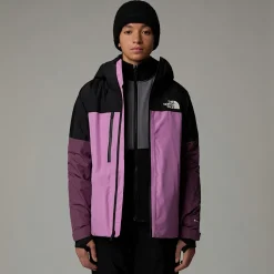 Cheap The North Face Isoleret Dawnstrike GORE-TEX® Jakke Til Damer TNF Black-Dragonfruit-Midnight Mauve