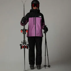 Cheap The North Face Isoleret Dawnstrike GORE-TEX® Jakke Til Damer TNF Black-Dragonfruit-Midnight Mauve