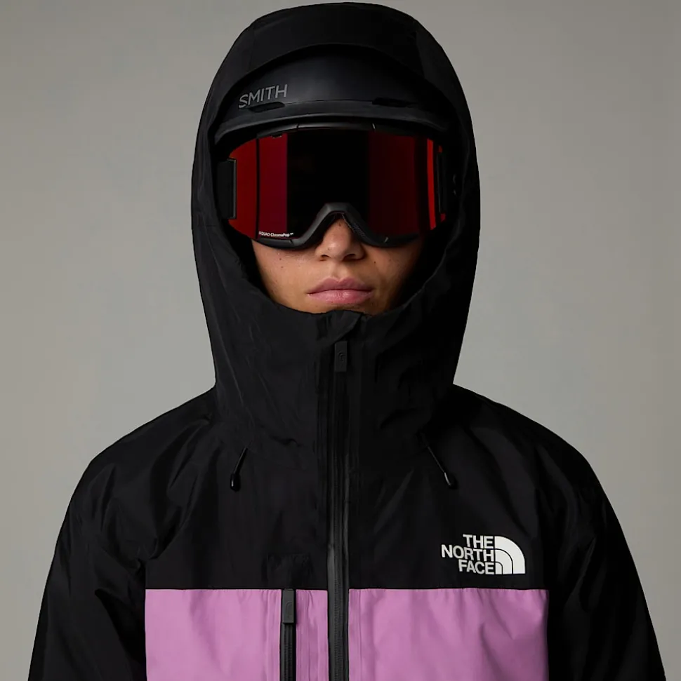 Cheap The North Face Isoleret Dawnstrike GORE-TEX® Jakke Til Damer TNF Black-Dragonfruit-Midnight Mauve