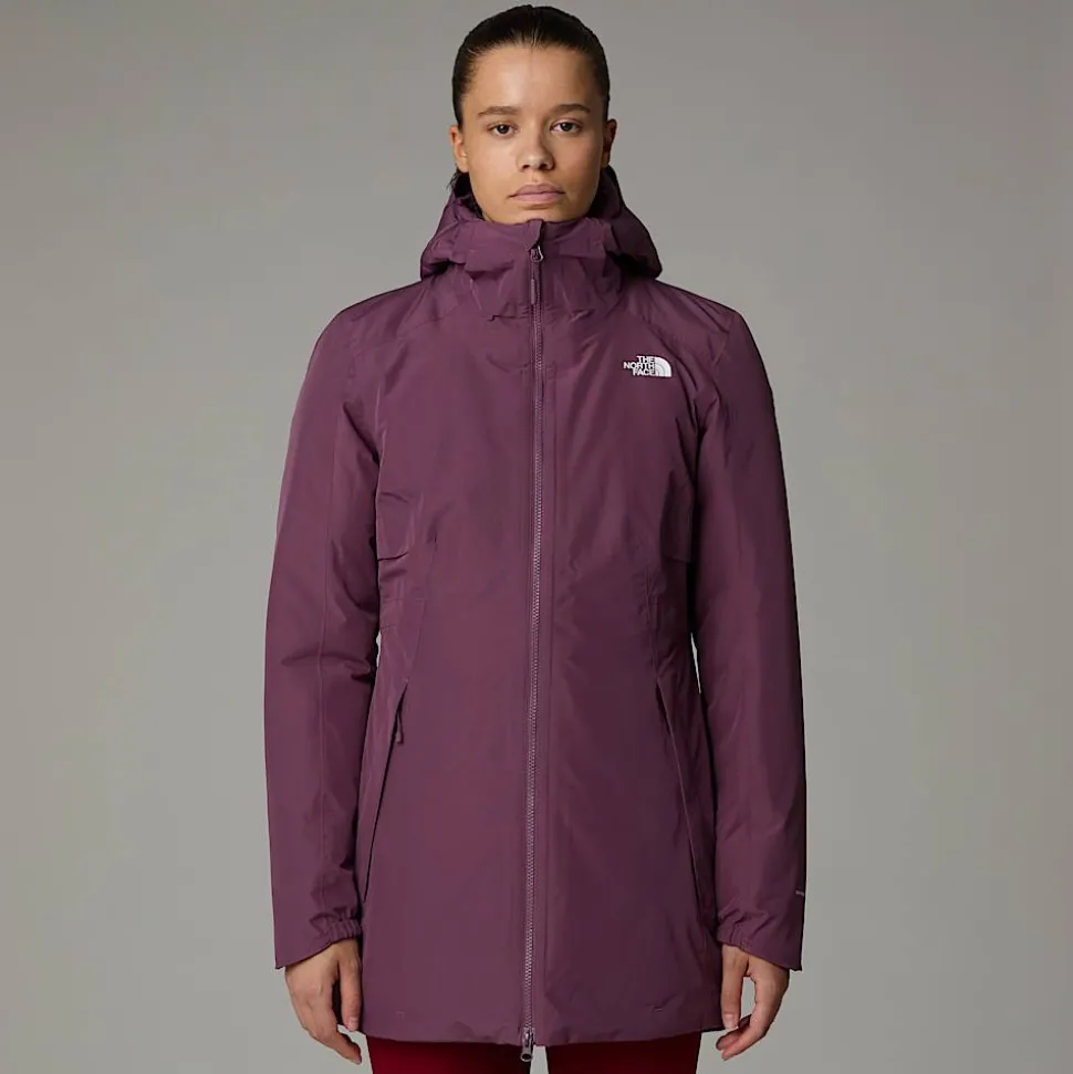 Cheap The North Face Isoleret Hikestellar Parka Til Damer Midnight Mauve