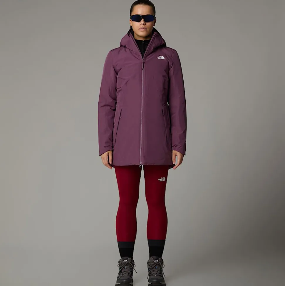 Cheap The North Face Isoleret Hikestellar Parka Til Damer Midnight Mauve