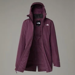 Cheap The North Face Isoleret Hikestellar Parka Til Damer Midnight Mauve