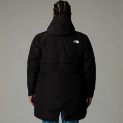 Fashion The North Face Isoleret Hikesteller Parka I Store Størrelser Til Damer TNF Black-NPF