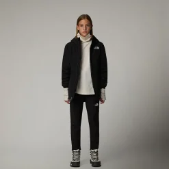 Best Sale The North Face Isoleret Hikesteller Parka Til Piger TNF Black