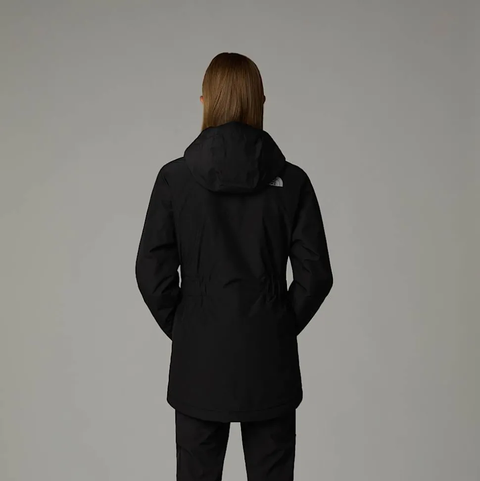 Best Sale The North Face Isoleret Hikesteller Parka Til Piger TNF Black