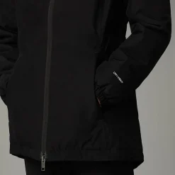 Best Sale The North Face Isoleret Hikesteller Parka Til Piger TNF Black