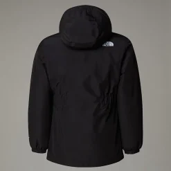Best Sale The North Face Isoleret Hikesteller Parka Til Piger TNF Black