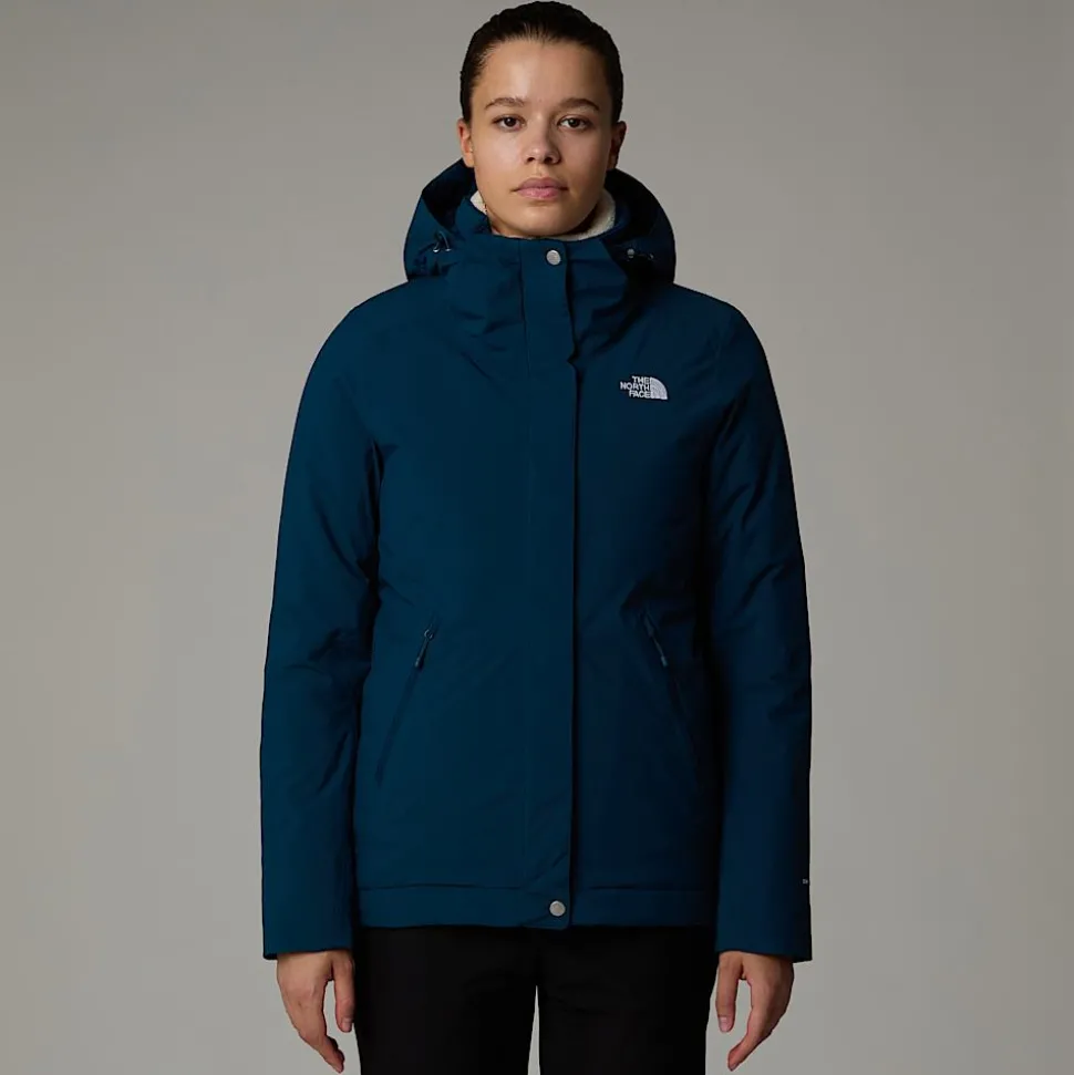 Flash Sale The North Face Isoleret Inlux Jakke Til Damer Midnight Petrol