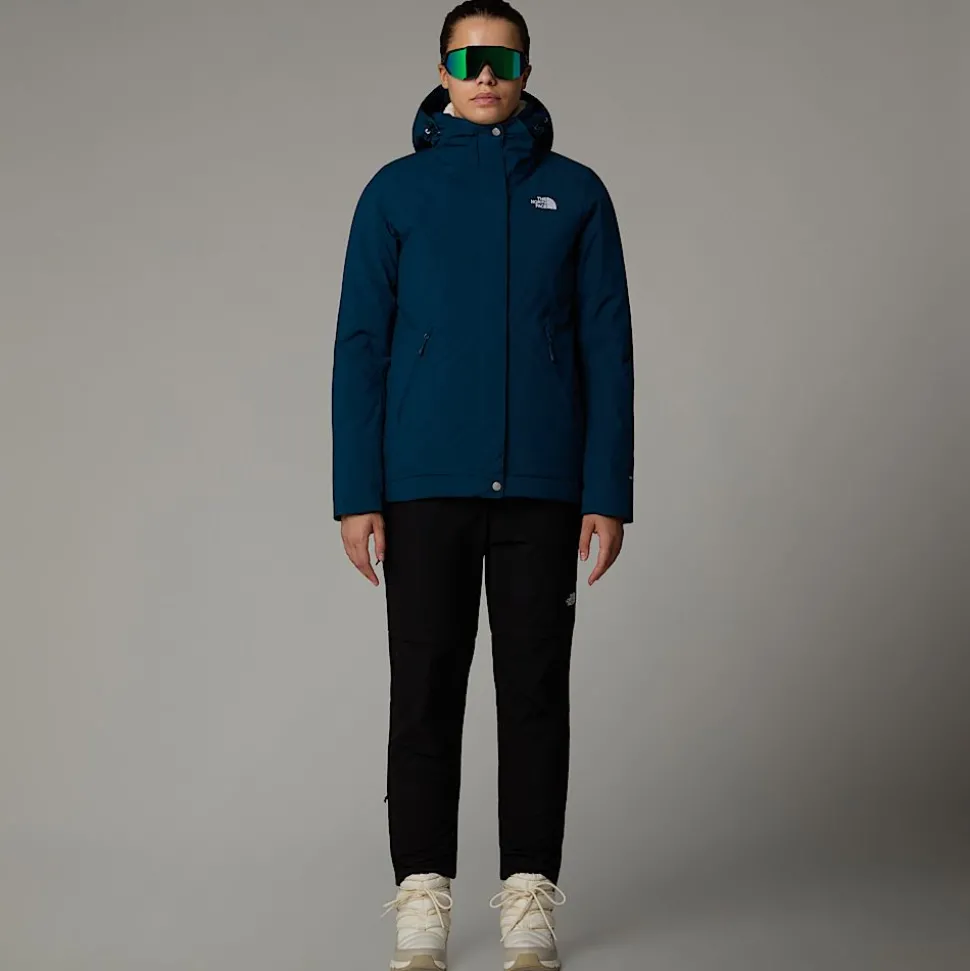 Flash Sale The North Face Isoleret Inlux Jakke Til Damer Midnight Petrol