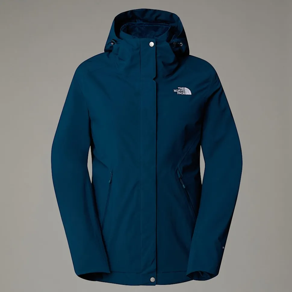 Flash Sale The North Face Isoleret Inlux Jakke Til Damer Midnight Petrol